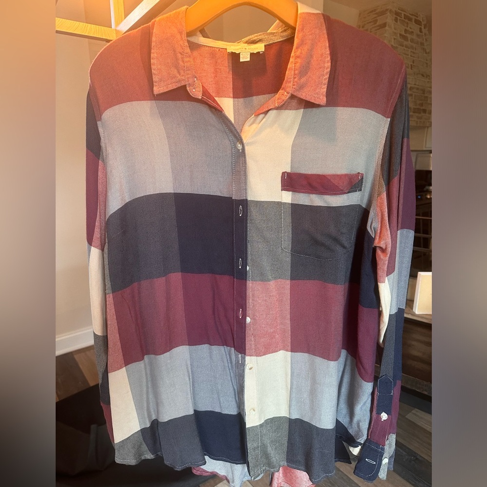 Lucky Brand Button Down Shirt Size XL